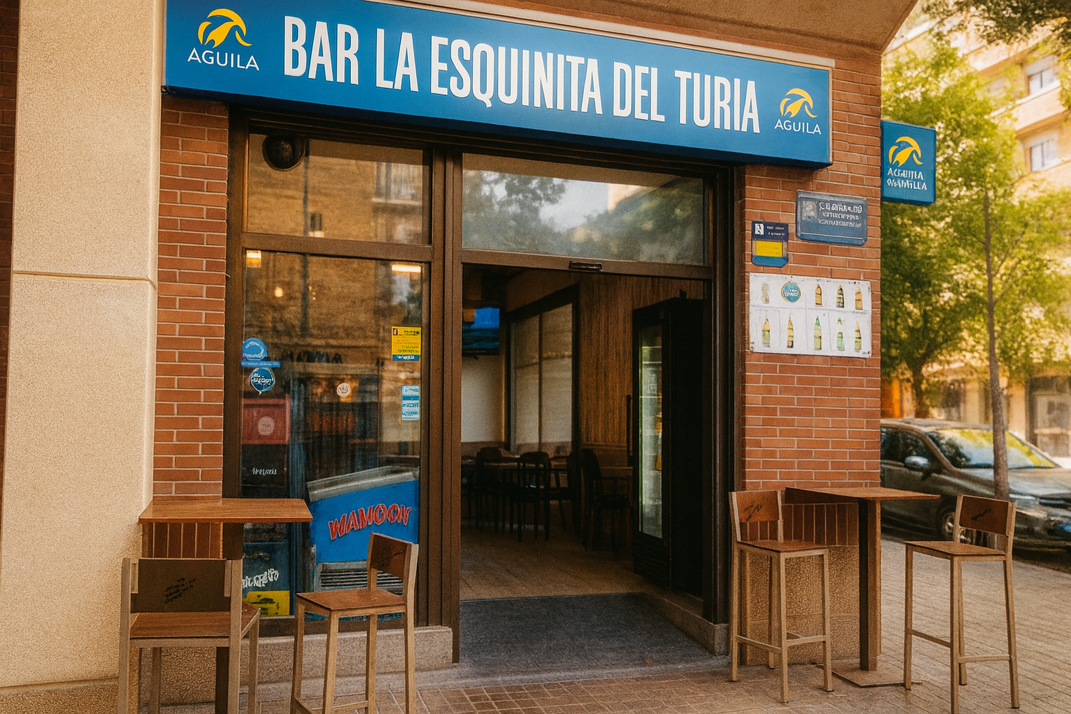 Interior de La Esquinita del Turia